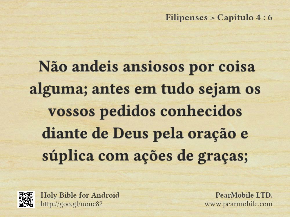 Filipenses, Capítulo 4:6
